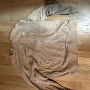 Nike Women's Beige Crew Neck Sweater